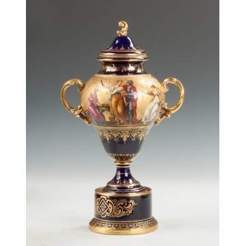 Royal Vienna Covered Urn