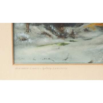 Sydney Laurence (American, 1865-1940) "Northern Lights - Sydney Laurence/Griffin's Alaska"