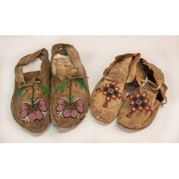 Two Pair of Moccasins