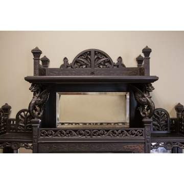 Ebonized Victorian Aesthetic Cabinet