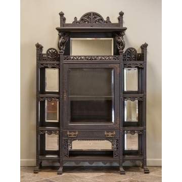 Ebonized Victorian Aesthetic Cabinet