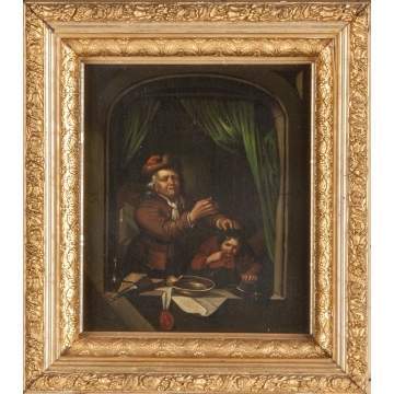 Pair of Paintings on Tin