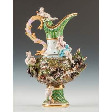 Monumental Meissen "Earth" Ewer from the "Four Elements" Series