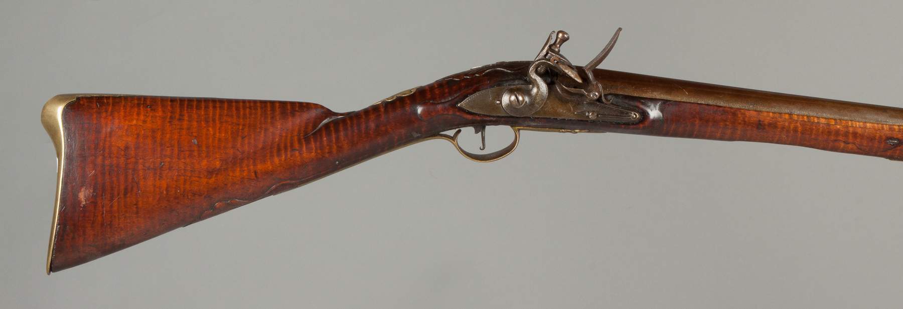 Hudson Valley Tiger Maple Flintlock Fowler Cottone Auctions