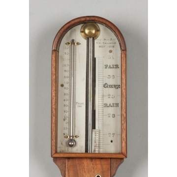 Benjamin Pike Jr. Barometer Thermometer