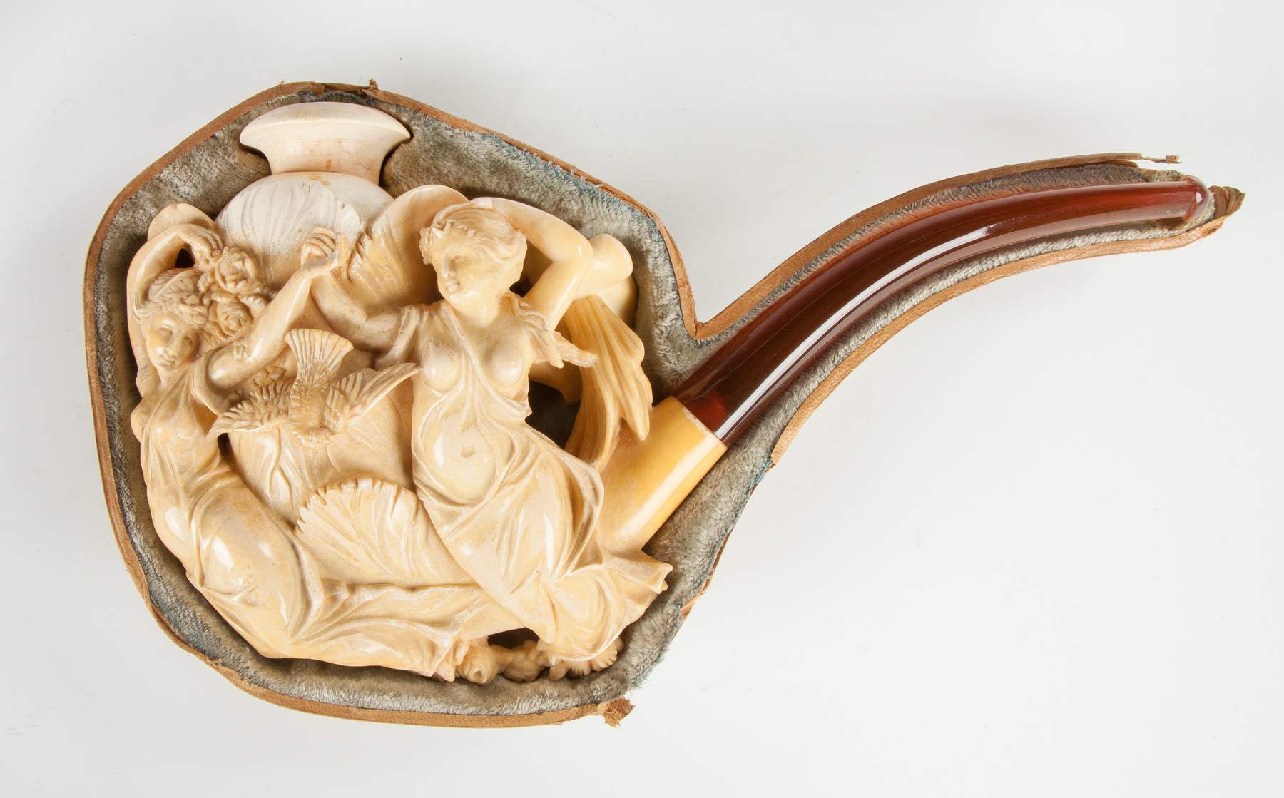 Carved Meerschaum Pipe Cottone Auctions