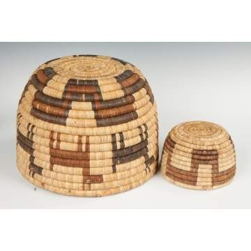 Two Papago Baskets
