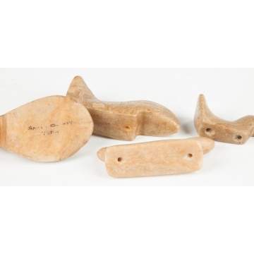 Group of Native American Bird Stones