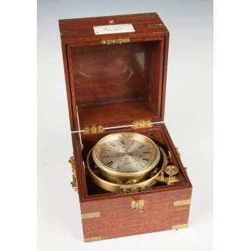 T.S.N.J.D Negus, NY Boxed Chronometer