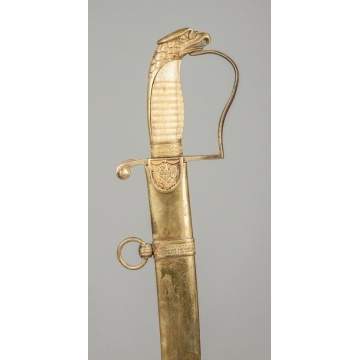 Gilt Eagle Handle Revolutionary War Sabre