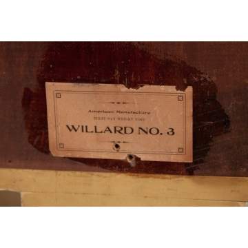 Willard #3 Mahogany & Giltwood Banjo by Waterbury