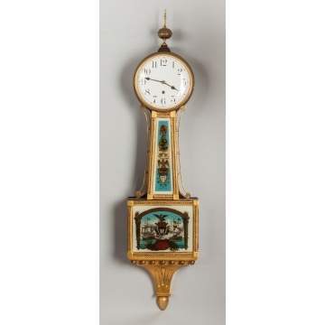 Willard #3 Mahogany & Giltwood Banjo by Waterbury