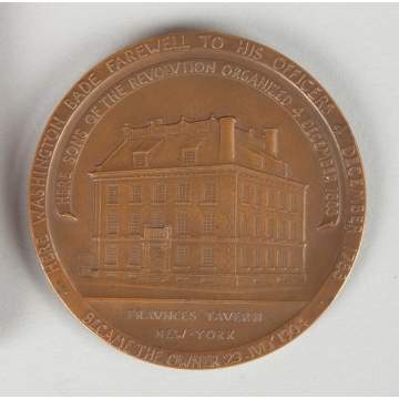 Victor David Brenner (American, 1871–1924), Frederick Samuel Tallmadge Medal for the New York Society of the Sons of the Revolution