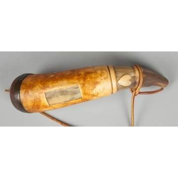 Engraved Powder Horn