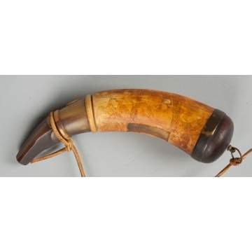 Engraved Powder Horn