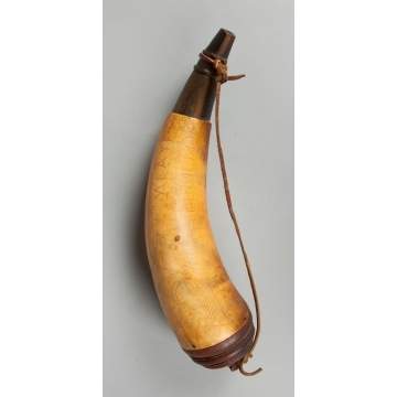 Pennsylvania Engraved Powder Horn
