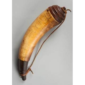 Pennsylvania Engraved Powder Horn
