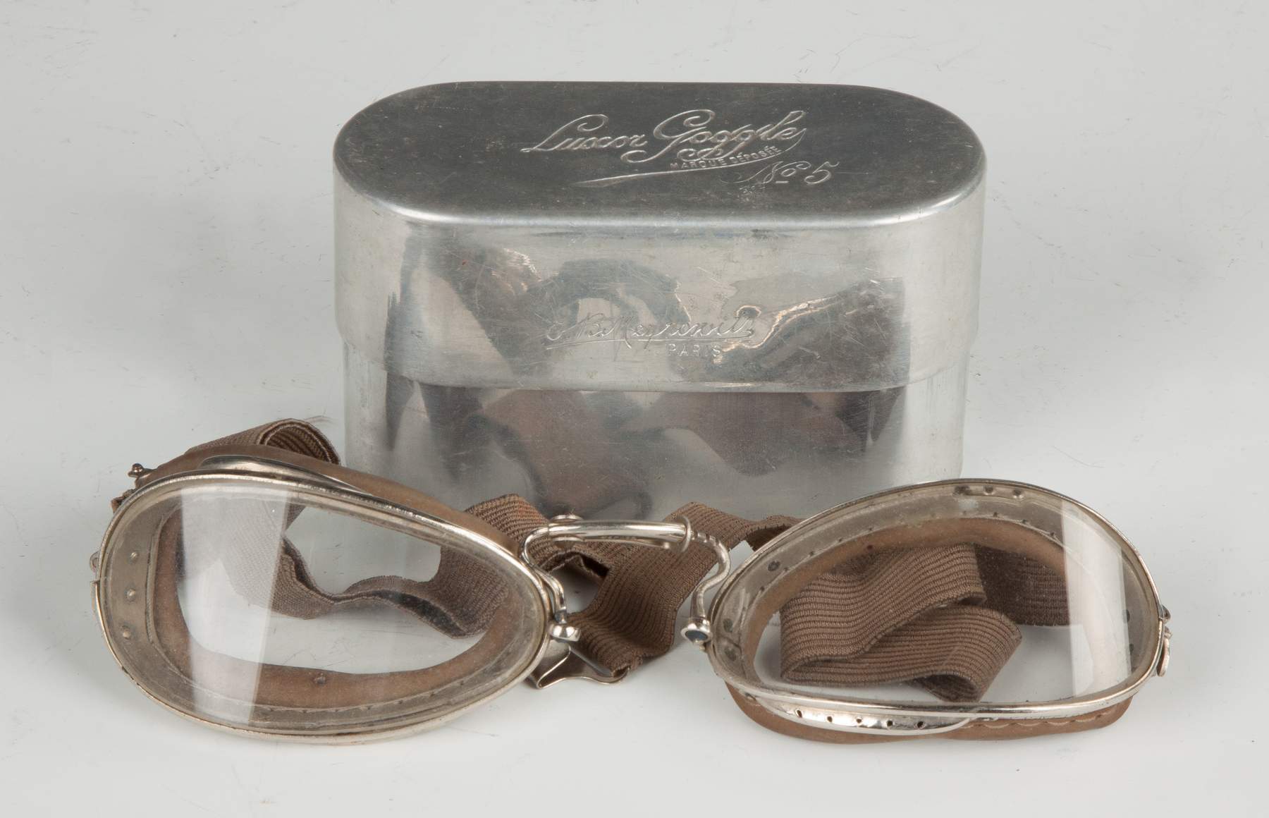 Luxor Vintage Airplane Goggles Cottone Auctions