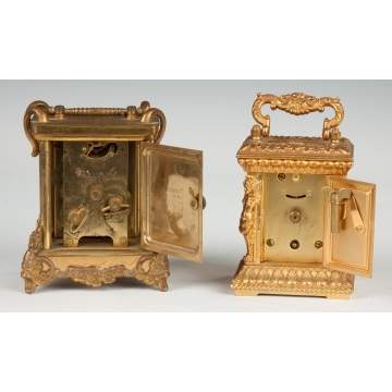 Two Carriage Clocks