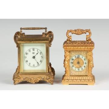 Two Carriage Clocks