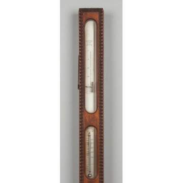 Simmons & Son, Fulton, NY Ripple Front Barometer