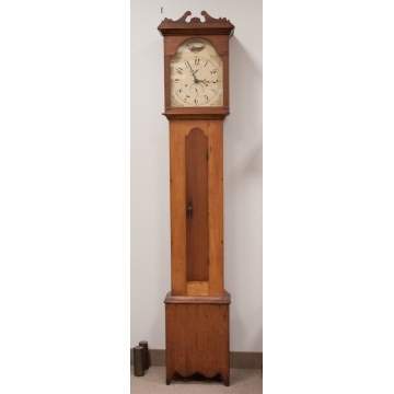 Silas Hoadley Pine Tall Case