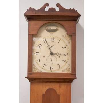 Silas Hoadley Pine Tall Case