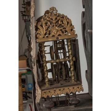 Early Dutch Hooded Clock