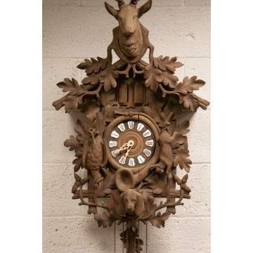 Black Forest Carved Cuckoo Clock