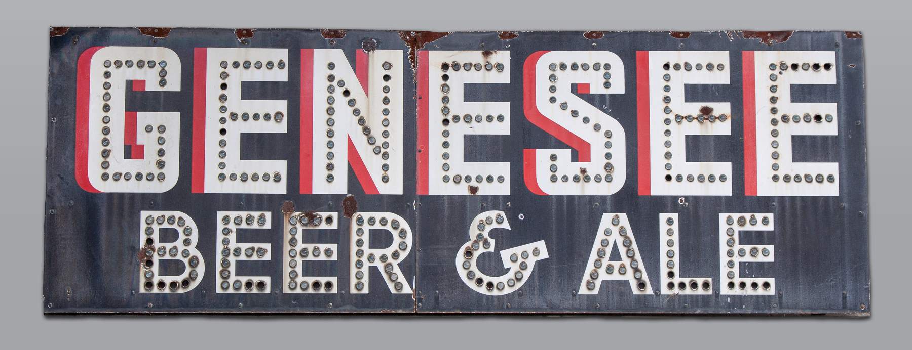 Vintage Porcelain Genesee Beer & Ale Sign | Cottone Auctions