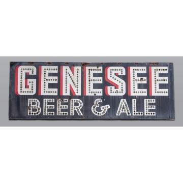 Vintage Porcelain Genesee Beer & Ale Sign