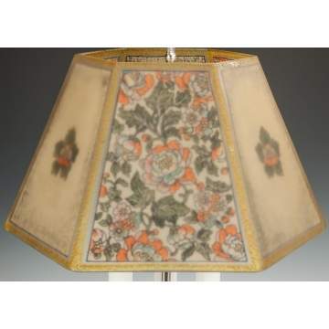 Pairpoint Lamp Reverse Painted Table Lamp