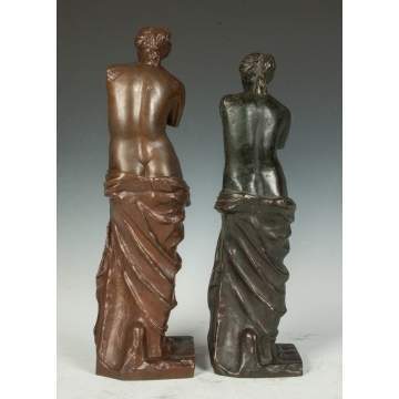2 Venus Di Milos Bronze Sculptures