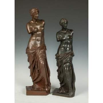 2 Venus Di Milos Bronze Sculptures