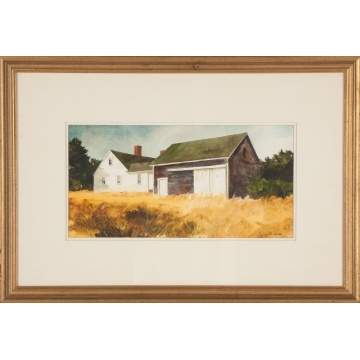 Eugene Conlon (American, 1925-2001) Two watercolors