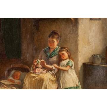 Haynes King (English, 1831-1904) "Dressing Dolly"