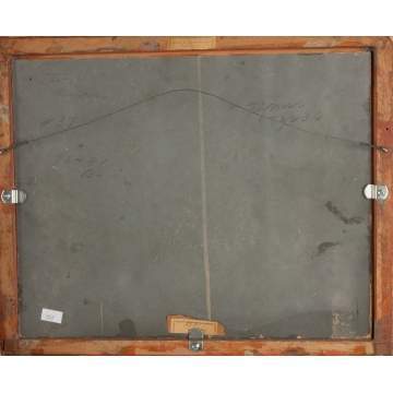 George Haushalter (American, 1862-1943) Winter scene