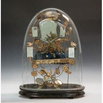 Victorian Brass & Glass 'Globe de Mariée' 