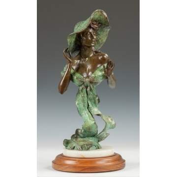 Howard Rogers (B. 1932) "Summer Breeze" Bronze