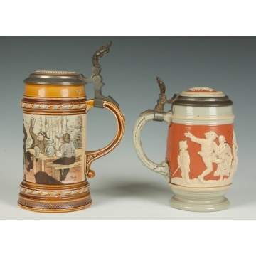 Two Mettlach Steins