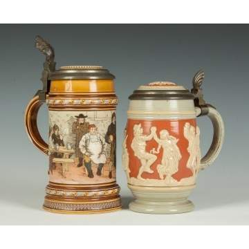 Two Mettlach Steins