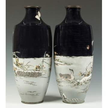 Pair of Japanese Vases
