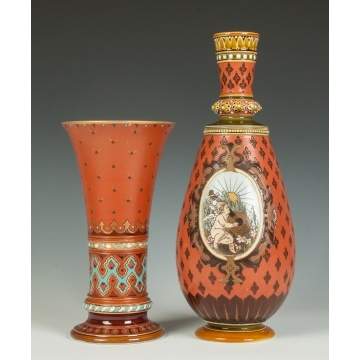Two Mettlach Vases