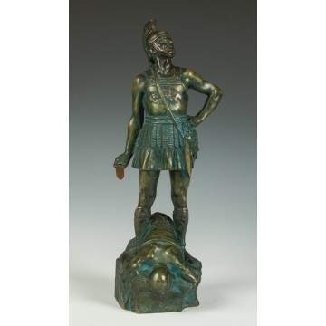 Bronze Sculpture of Roman Centurion