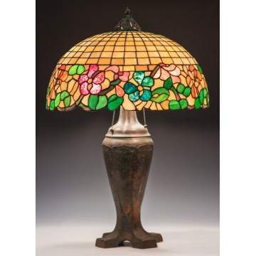 Handel Leaded Glass Table Lamp