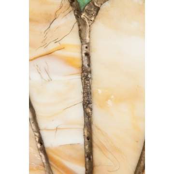 Handel Leaded Arts & Crafts Panel Lamp