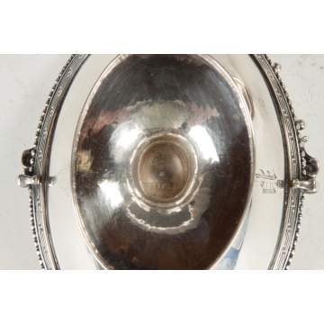 Boston Silver Sugar Basket & Creamer