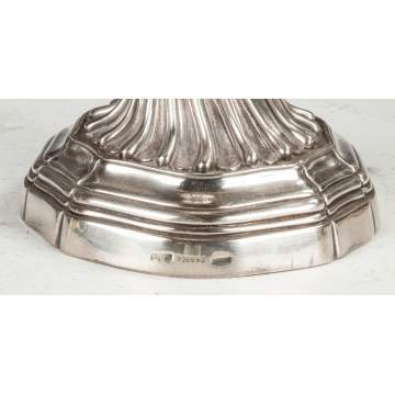 Pair of Christofle Silver Plate Candelabras