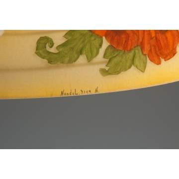 Handel Obverse & Reverse Painted Table Lamp