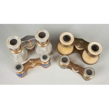 Four Pairs of Victorian Opera Glasses